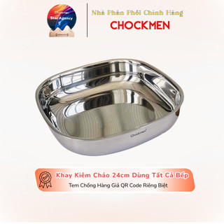 Khay Kiêm Chảo 24cm Chockmen Nấu Được Tất Cả Bếp CKM164