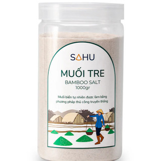 Muối tre Việt Nam SAHU - Vietnamese Bamboo Salt SAHU