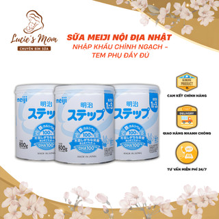 [Date mới] Sữa Meiji Nội Địa Nhật Lon 800g số 0-1 & 1-3 - Sữa Bột Công Thức Hộp 800g