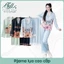 Chill Pijama | Pijama Nữ Capybara In Nhiệt Lụa Cát Mềm Mát Đồ Ngủ Nữ Tay Dài Quần Dài