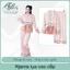 Đồ bộ pijama lụa mặc nhà tay dài quần dài cao cấp in hình capybara chất Size 42kg-69kg