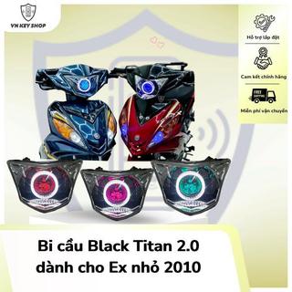 [Exnhỏ 2010] Combo Pha Đèn Lắp Sẵn Bi Cầu LED MINI 1.5 2.0 Siêu Sáng Cho Dòng Xe Exciter 4 Số (chóa đầu nhỏ).
