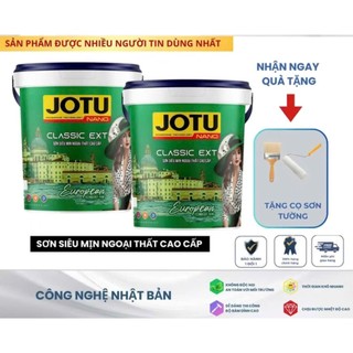 Sơn siêu mịn ngoại thất cao cấp JOTU 5 lít bền đẹp sang trọng bền màu với thời gian