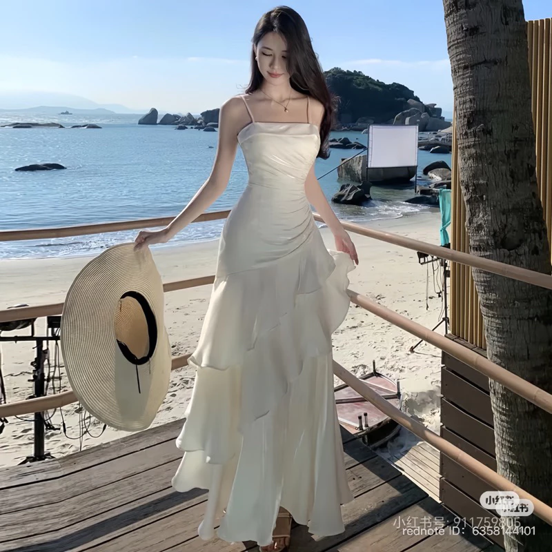 đầm maxi đi biển