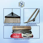Bộ võng xếp INOX An Bình tải trọng 250kg, Khung Võng Đa Năng 3 Trong 1, chất liệu inox 100%  - Hàng chính hãng — ảnh 6