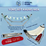 Bộ võng xếp INOX An Bình tải trọng 250kg, Khung Võng Đa Năng 3 Trong 1, chất liệu inox 100%  - Hàng chính hãng — ảnh 4