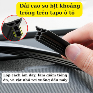 Dải cao su bịt khoảng trống nắp cable ô tô – giảm tiếng ồn hiệu quả - chống bụi, chống nước