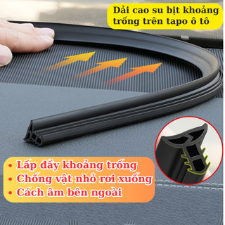 Dải cao su bịt khoảng trống nắp cable ô tô – giảm tiếng ồn hiệu quả - chống bụi, chống nước