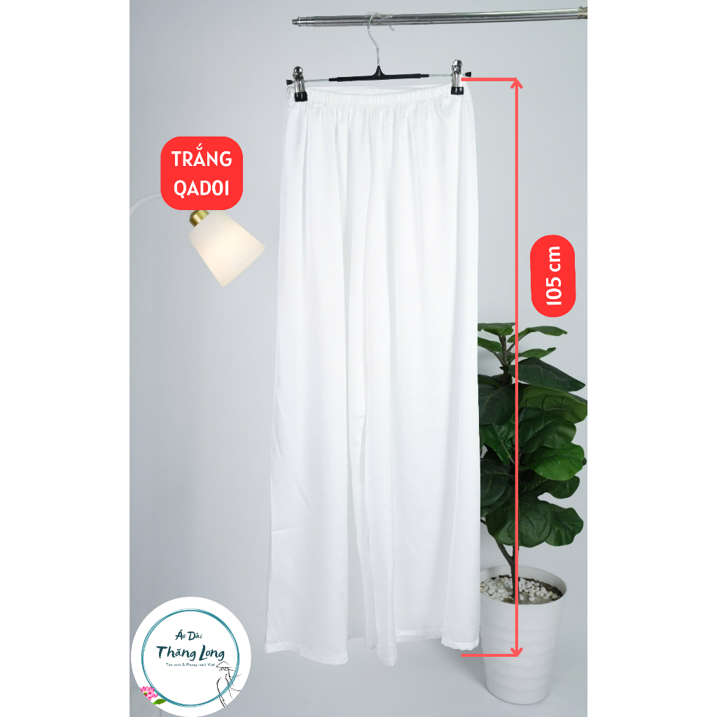 Quần áo dài nữ, quần mặc áo dài đủ size đủ màu trắng, đen, vàng, cốm, tím, hồng, vàng