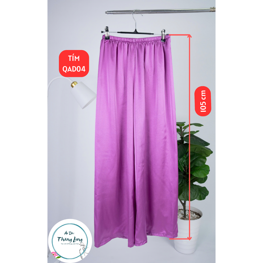Quần áo dài nữ, quần mặc áo dài đủ size đủ màu trắng, đen, vàng, cốm, tím, hồng, vàng