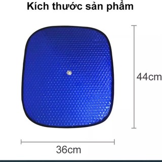 Xốp Che Nắng Cửa Sổ Ô Tô | Cách Nhiệt Tốt, Tặng Kèm Nút Hút | Kích Thước 44x36cm – Phù Hợp Xe 4-7 Chỗ