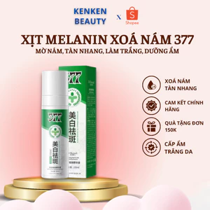 Chai xịt Melanin xóa nám tàn nhang 377, Giúp cải thiện các vết nám da, dưỡng ẩm cho da, giúp da trắng sáng, 100ml