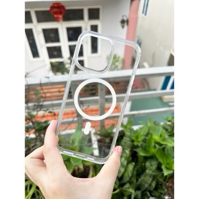 Ốp Likgus trong suốt -  Không ố vàng - Siêu mỏng - Hỗ trợ sạc không dây cho IPhone 11 đến 17Promax