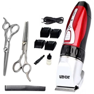 ( Tặng Kèm Kéo Cắt Tỉa ) Tông Đơ Cắt Tóc JICHEN - 0817 - Bộ Tăng Đơ Máy Cắt Tóc Tại Nhà Tiện Dụng An Toàn