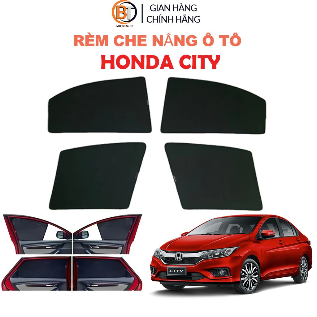 Rèm che nắng cho xe Honda City 2010- 2026 dùng cho cửa kính xe hơi có ...