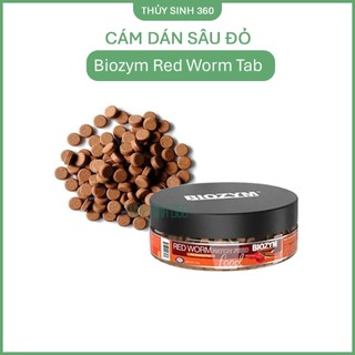 Cám Dán Sâu Đỏ - Biozym Red Worm Tab - Giàu Dinh Dưỡng Cho Cá Cảnh