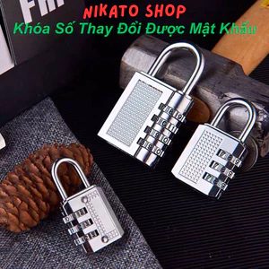 Ổ khoá số, ổ khóa mini khóa vali chất liệu inox chống gỉ, khóa mã số an toàn, chắc chắn