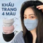 Khẩu trang chống tia UV, chống nắng vải lụa siêu mát, chống nóng hè oi bức, khẩu trang 5D mask