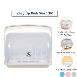 khay úp bình sữa nhựa Việt Nhật cao cấp, úp bình sữa cho trẻ sơ sinh 1361