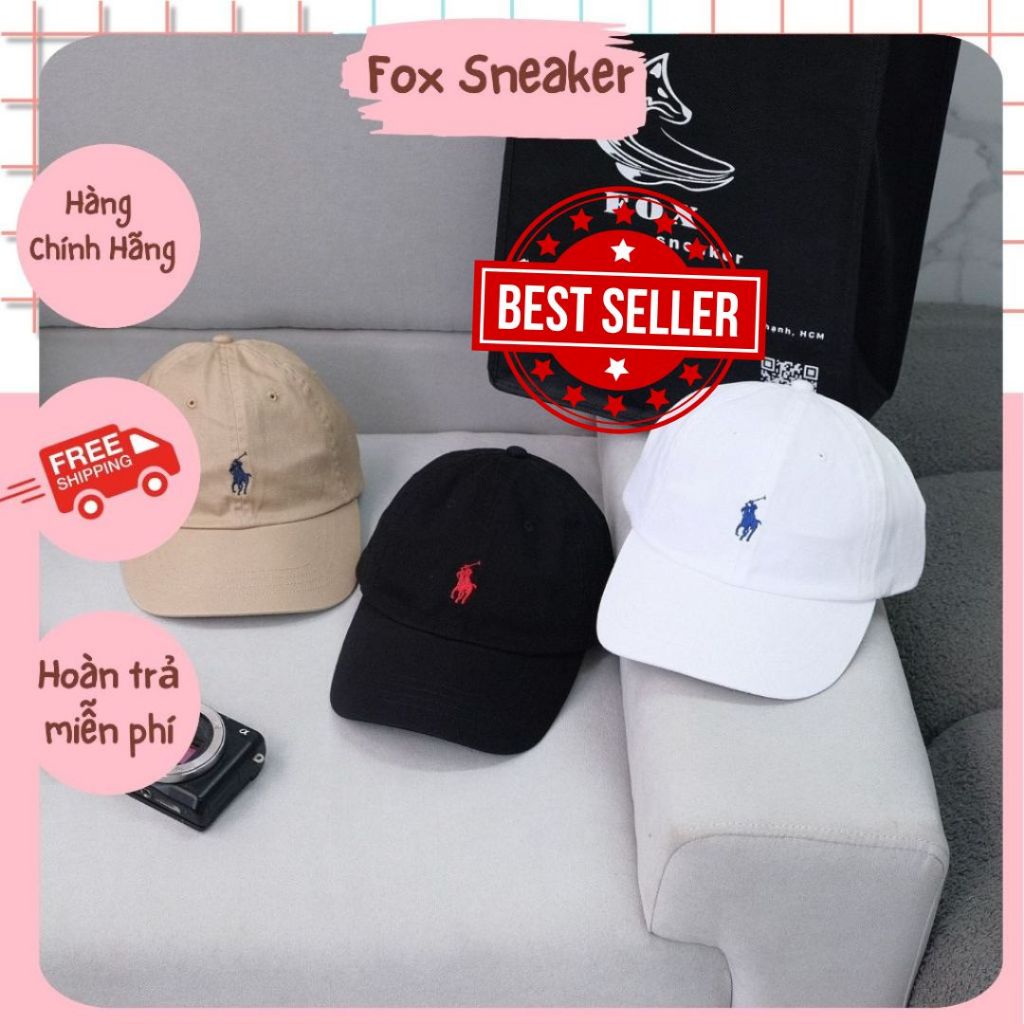 Mũ Nón Polo Ralph Lauren Hàng Chính Hãng | Fox Sneaker | Shopee Việt Nam