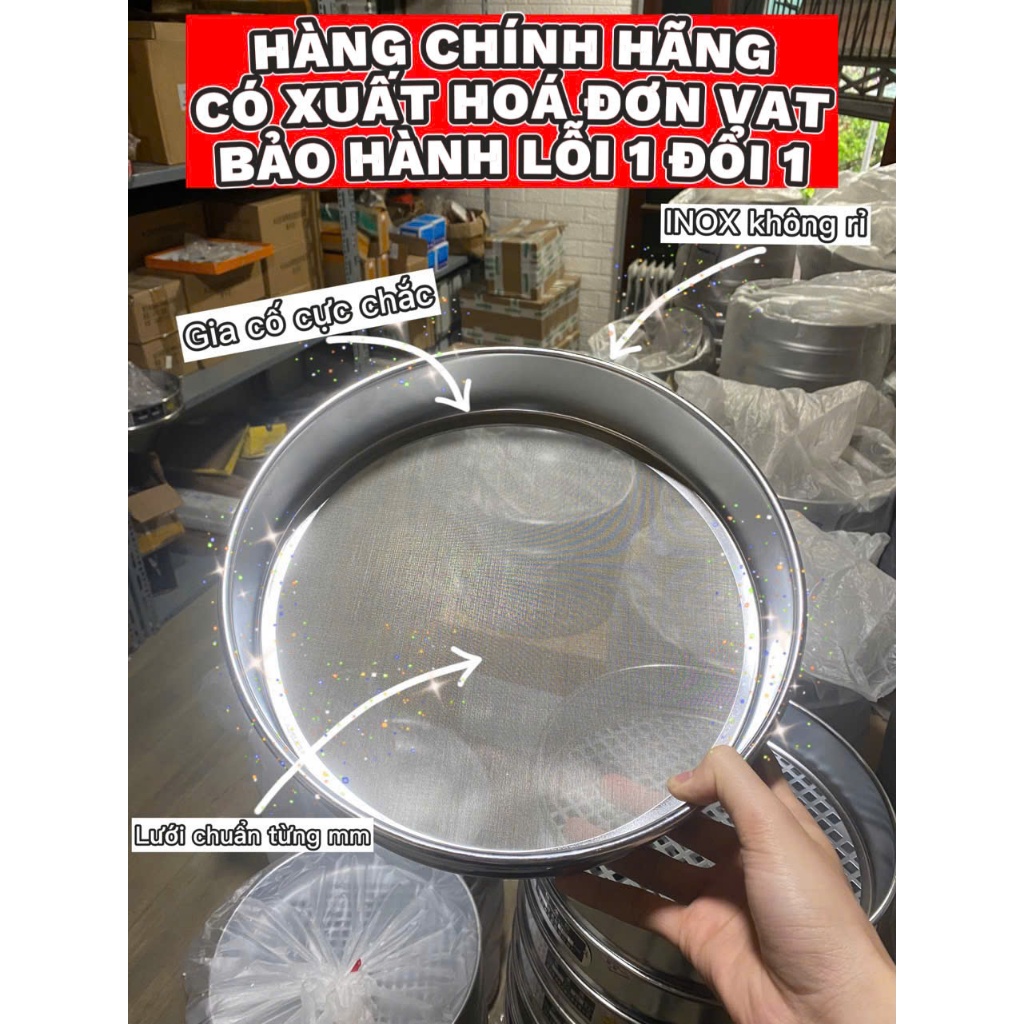 🌻⭐[CHÍNH HÃNG]🌻⭐SÀNG RÂY TIÊU CHUẨN D300 30CM SÀNG CHẤT LƯỢNG CAO FULL ...