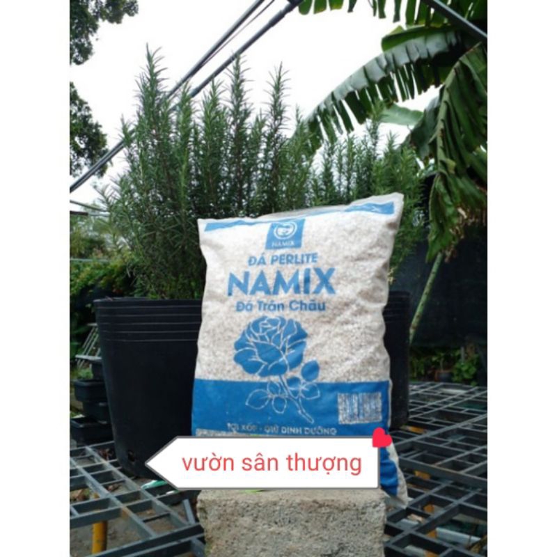 Đá Perlite Namix 5dm3, Trân Châu, Giúp Đất Tơi Xốp, Giữ Di.nh dưỡ.ng , chuyên dùng cho Hồng, Lan, Dâu, Sen Đá,...