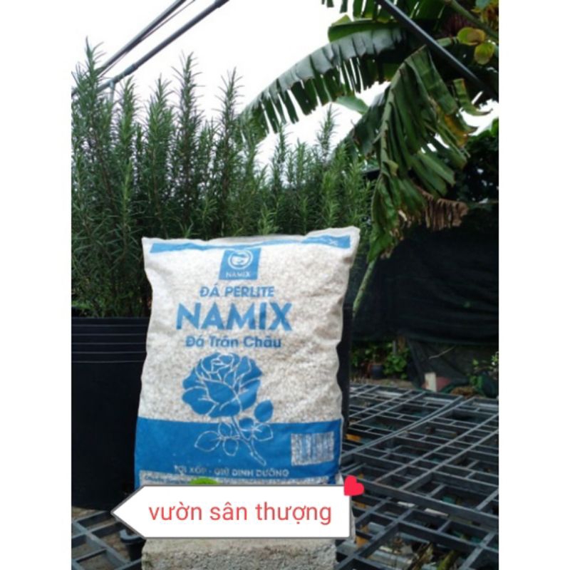 Đá Perlite Namix 5dm3, Trân Châu, Giúp Đất Tơi Xốp, Giữ Di.nh dưỡ.ng , chuyên dùng cho Hồng, Lan, Dâu, Sen Đá,...