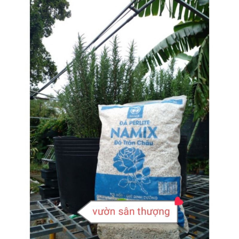 Đá Perlite Namix 5dm3, Trân Châu, Giúp Đất Tơi Xốp, Giữ Di.nh dưỡ.ng , chuyên dùng cho Hồng, Lan, Dâu, Sen Đá,...