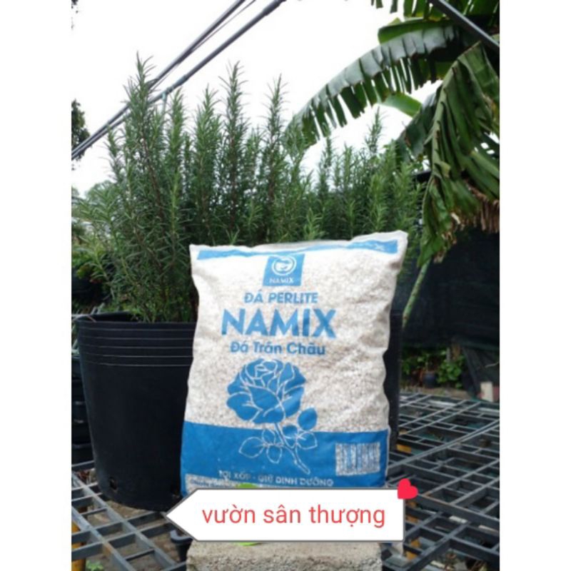 Đá Perlite Namix 5dm3, Trân Châu, Giúp Đất Tơi Xốp, Giữ Di.nh dưỡ.ng , chuyên dùng cho Hồng, Lan, Dâu, Sen Đá,...