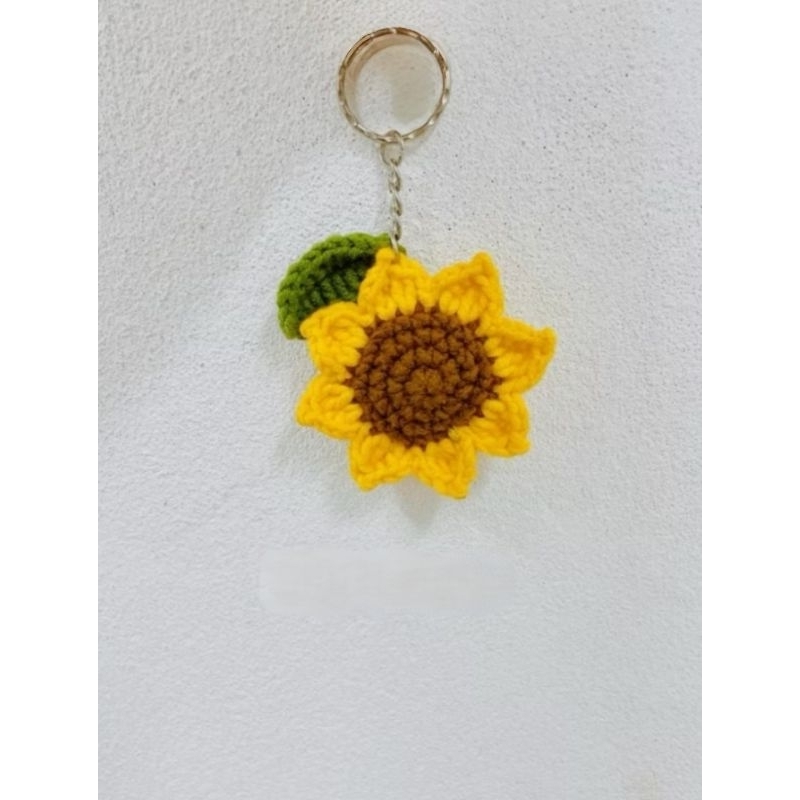 Móc Khoá Hoa Hướng Dương , Móc Khoá Len Handmade