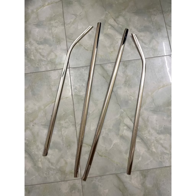 Bộ nẹp chân kính xe Vinfast VF5 inox hàng cao cấp