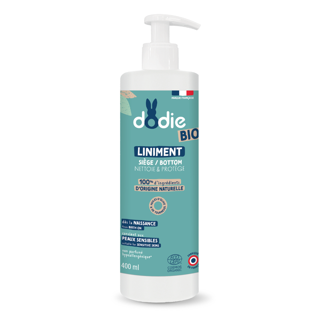 [DODIE] Liniment dung dịch chống hăm tã Hữu cơ cho bé - không cần rửa lại - 400ml [DATE T11/2026]