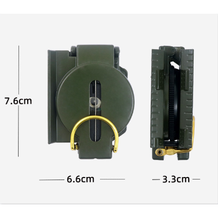 La bàn quân sự vỏ hợp kim nhôm nhiều chức năng M16