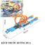 Đường Đua Đôi Kỳ Thú Dạng Hotwheels BỐ KHỦNG LONG Đồ Chơi Siêu Tốc Độ Đường Ray Đua Xe Cho Bé Trai
