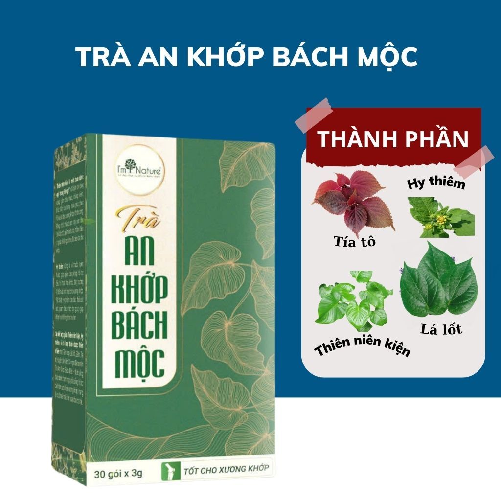 Ảnh Trà An Khớp Bách Mộc - Hỗ Trợ Sức Khỏe Xương Khớp - Hỗ Trợ Giảm Đau Nhức  - Tăng Cường Lưu Thông Máu 2