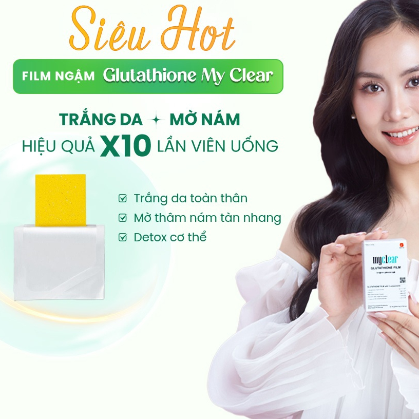 myclear glutathione film Ngậm Trắng Da hiệu quả My Clear Hàn Quốc ,Trắng Da,Giảm Thâm, Sạm, Nám hộp 30 gói chính hãng Happy Aging The mask also helps Variant:50µg vitamin b12 injections ad