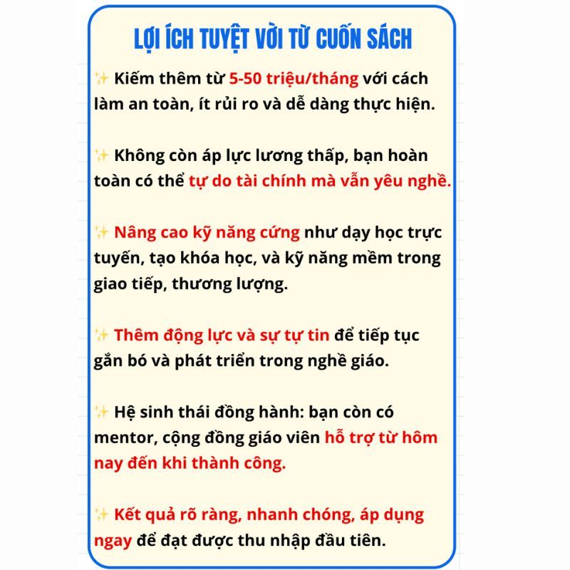Ảnh Sách Phát Triển Tư Duy Thịnh Vượng Công Thức Đột Phá Thu Nhập Cho Giáo Viên - LOLLIBOOKS 3