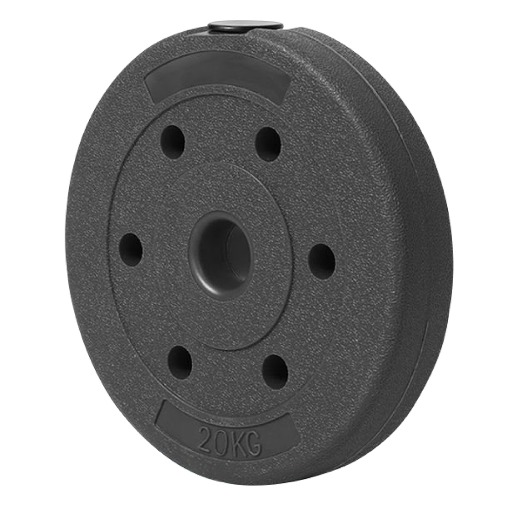 Ảnh BG-Bộ tạ, miếng tạ 20kg kèm bộ quai tạ ấm đa năng, chất liệu PVC cao cấp 2