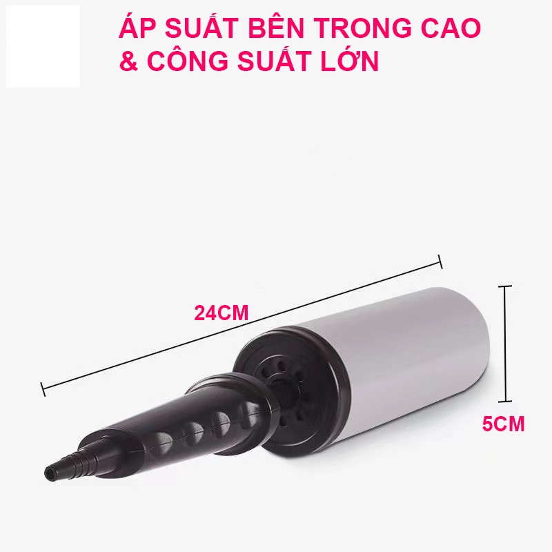 Dụng cụ bơm phao, bơm bóng cầm tay SPORTY 2 chiều hơi, nhỏ gọn, tiện dụng, tiết kiệm thời gian