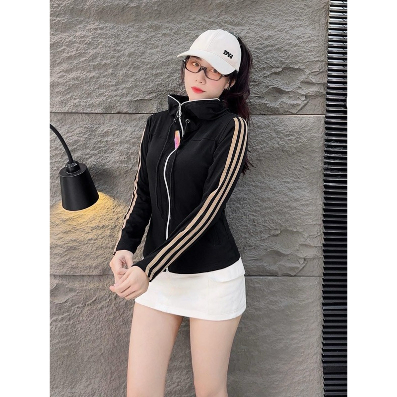 QUỲNH QUỲNH - Áo khoác nữ form ôm tôn dáng - chất vải thun borip - phối kéo kim tuyến nổi bật, áo khoác mỏng mát - BR