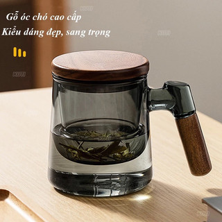 Cốc lọc trà thủy tinh BT10 BT11, ly lọc trà thủy tinh, cốc pha trà, cốc thủy tinh pha trà