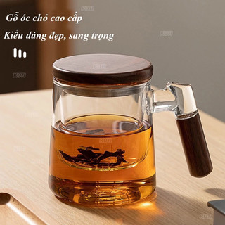 Cốc lọc trà thủy tinh BT10 BT11, ly lọc trà thủy tinh, cốc pha trà, cốc thủy tinh pha trà