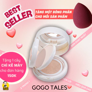 Cushion Phấn Phủ 2 Tầng GOGO TALES Double Layered Powder And Cushion Foudation GT361