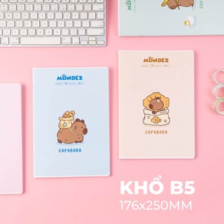 Vở Kẻ Ngang MONDEZ 80/ 120 Trang, Vở Viết Kẻ Ngang In Hình Dễ Thương Dành Cho Học Sinh Trung Học