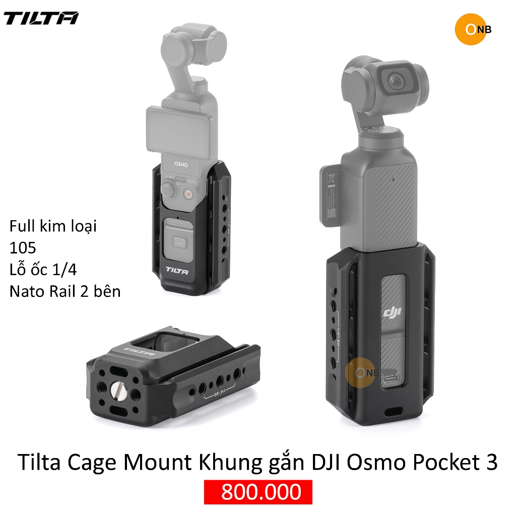 Tilta Cage DJI Osmo Pocket Mount Khung gắn Vlog Shopee Việt Nam