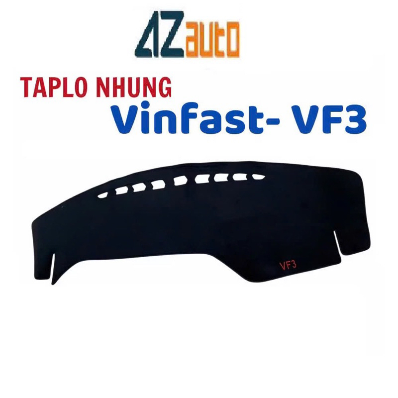Thảm nhung Taplo chống nắng xe Vinfast VF3 hàng cao cấp