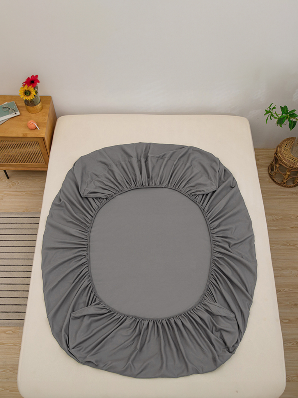 Ảnh Ga drap giường Chống Thấm GONI bo chun cho nệm cao 4-25cm, Kích thước 1m x 2m, 1m2, 1m4, 1m6 x 2m, 1m8 x 2m, 2m2 x 2m 2