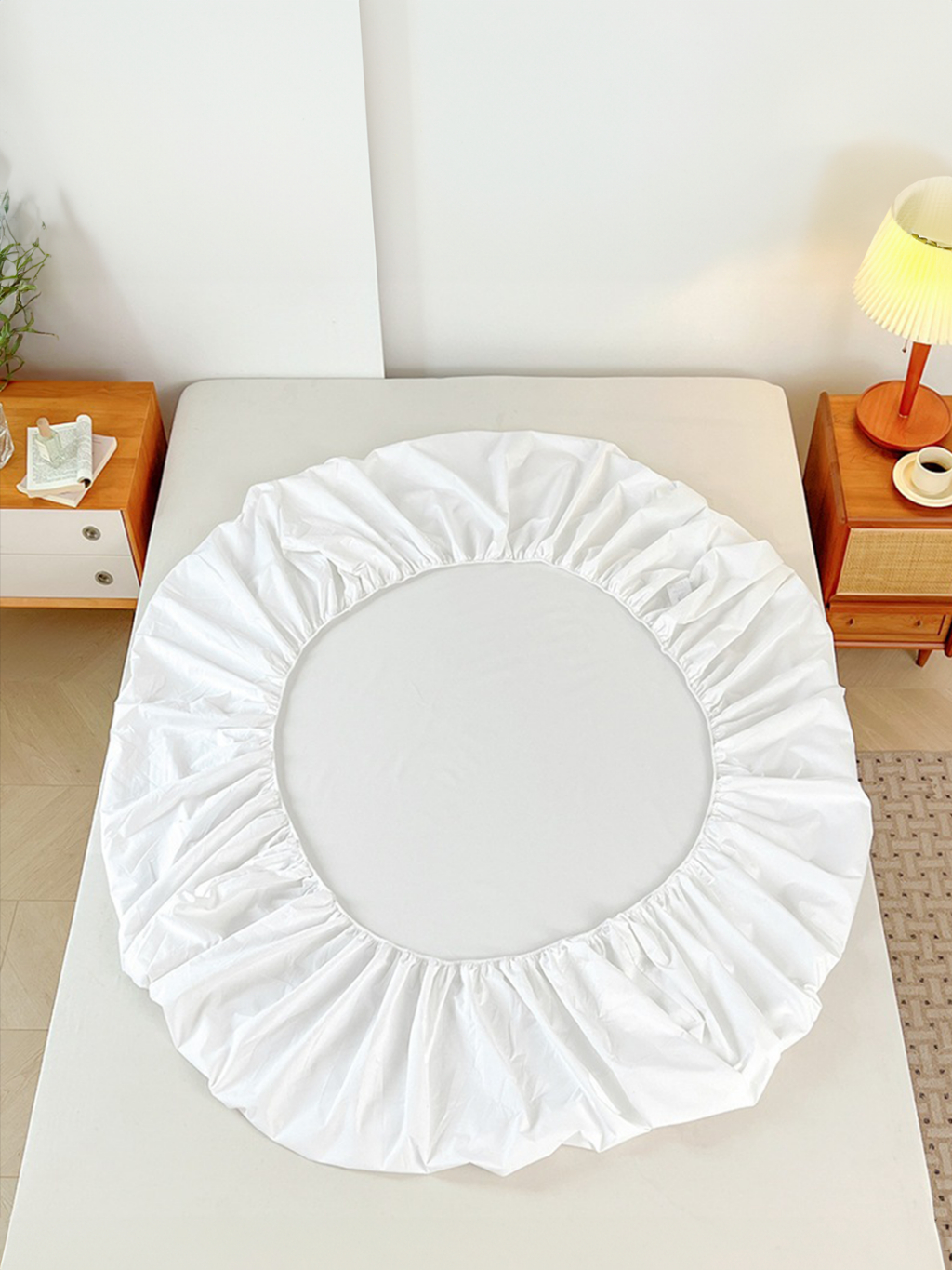 Ảnh Ga drap giường Chống Thấm GONI bo chun cho nệm cao 4-25cm, Kích thước 1m x 2m, 1m2, 1m4, 1m6 x 2m, 1m8 x 2m, 2m2 x 2m 1
