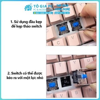 Dụng Cụ Tháo Keycap & Switch Bàn Phím Cơ 2in1 | Keycap Puller Switch Puller Đa Năng
