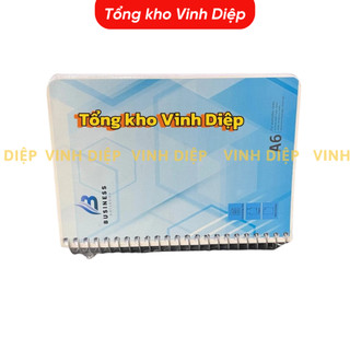 Sổ lò xo kẻ ngang Hải Tiến A5 200 trang, chất liệu cao cấp chống mỏi mắt, không nhòe mực